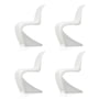 Vitra - Panton Chair , blanc (nouvelle hauteur) (set de 4)