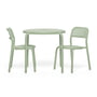 Fatboy - Toní Table + chaise de bistrot, mist green (set de 3)
