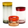Pols Potten - Caps & Jars Boîte à provisions XL, multicolore (set de 3)