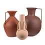 Pols Potten - Roman Vase, marron mat (set de 3)