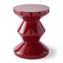 Pols Potten - Zig Zag Tabouret, rouge rubis