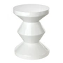 Pols Potten - Zig Zag Tabouret, blanc