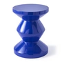 Pols Potten - Zig Zag Tabouret. bleu foncé