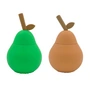OYOY - Tasse à poire avec paille, abricot / vert clair (set de 2) (édition limitée)