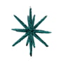 House Doctor - Spike Ornements, Ø 12 cm, vert avec paillettes