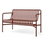 HAY - Palissade Dining Bench , iron red