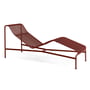 Hay - Palissade Chaise Longue Chaise longue, iron red
