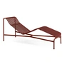 HAY - Palissade Chaise Longue Chaise longue, iron red