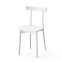 NINE - Skinny Wooden Chair, blanc (RAL 9003)