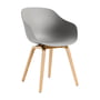 Hay - About a Chair AAC 222, chêne laqué / concrete grey 2. 0