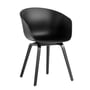 Hay - About A Chair AAC 22, Chêne laqué noir / black 2. 0