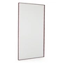HAY - Arcs Miroir, L, rectangulaire, bourgogne