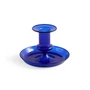 HAY - Flare Bougeoir, Ø 11 x H 7,5 cm, bleu foncé