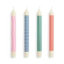 HAY - Pattern Bougies à tige, H 24 cm, crisp mix (set de 4)