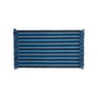 HAY - Stripes and Stripes Wool Tapis, 95 x 52 cm, bleu