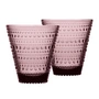 Iittala - Verre Kastehelmi Verre à boire 30 cl, violet (set de 2)
