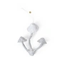 Ferm Living - Mushroom Ornament, faded blanc (3 caps)