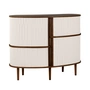 Umage - Audacious Highboard Commode, chêne foncé / white sands