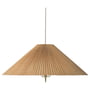 Gubi - 1972 Lampe suspendue, bambou / laiton