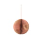 Broste Copenhagen - Christmas Ball Pendentif décoratif, Ø 9 cm, indian tan / dusty pink
