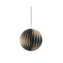 Broste Copenhagen - Christmas Ball Pendentif décoratif, Ø 9 cm, indian tan / deep forest