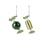 Broste Copenhagen - Candy Pendentif décoratif, forest green (set de 2)
