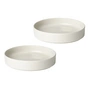 Blomus - Pilar Assiette (creuse), moonbeam (set de 2)