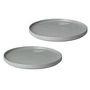 Blomus - Pilar Assiette (plate), mirage gris (set de 2)