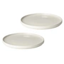 Blomus - Pilar Assiette (plate), moonbeam (set de 2)