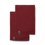 Humdakin - Torchon en coton bio, 45 x 70 cm, maroon (lot de 2)