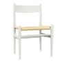 Carl Hansen - CH36 Chair, hêtre soft laqué blanc naturel / tressage naturel