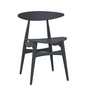 Carl Hansen - CH33T, hêtre laqué bleu soft