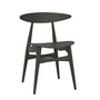 Carl Hansen - CH33T, hêtre laqué vert soft