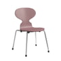 Fritz Hansen - Ant Chaise pour enfant, chrome / wild rose