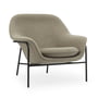 Normann Copenhagen - Drape Lounge Chair, low, noir / Synergy 32