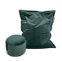 Fatboy - Original Slim Pouf Velvet avec Point Pouf Velvet, pétrole