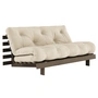 Karup Design - Roots Canapé-lit, 160 x 200 cm, pin brun caroba / beige (747)
