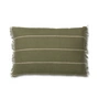 Ferm Living - Calm Coussin, 40 x 60 cm, olive / blanc cassé
