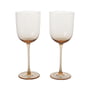 ferm Living - Host Verre à vin rouge, blush (set de 2)