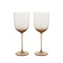 Ferm Living - Host Verre à vin blanc, blush (set de 2)
