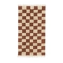 Ferm Living - Mara Tapis lavable, 90 x 150 cm, rust / warm sand