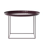 Norr11 - Duke Table basse, H 45 x Ø 70 cm, marron laqué