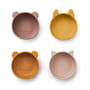 LIEWOOD - Iggy Coupelles en silicone, rose mix (set de 4)