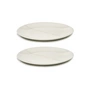 Serax - Zuma Assiette by Kelly Wearstler, Ø 23 cm, Salt / blanc (set de 2)