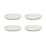 Serax - Zuma Soucoupe pour tasse à espresso by Kelly Wearstler, Ø 10,5 cm, Salt / blanc (set de 4)