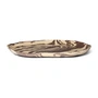 Ferm Living - Ryu Assiette, 34 cm, sable / marron
