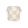 OYOY - Chess Panier de rangement, Ø 32 cm, clay / blanc cassé