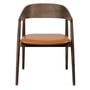 Andersen Furniture - AC2 Chaise, chêne fumé et huilé / cuir cognac