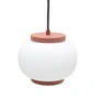 Nuuck - Finn Lampe suspendue Ø 22 cm, blanc opalin / rouille