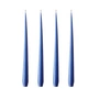 ester & erik - Bougie pointue, 24 cm, No. 48, cornflower / matt (set de 4)